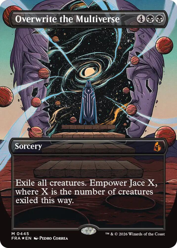 Overwrite the Multiverse (Borderless) 445 card from Reality Fracture