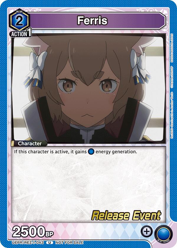Ferris UEPR/REZ-1-043 card from UE24BT: Re:ZERO -Starting Life in Another World- Release Event Cards