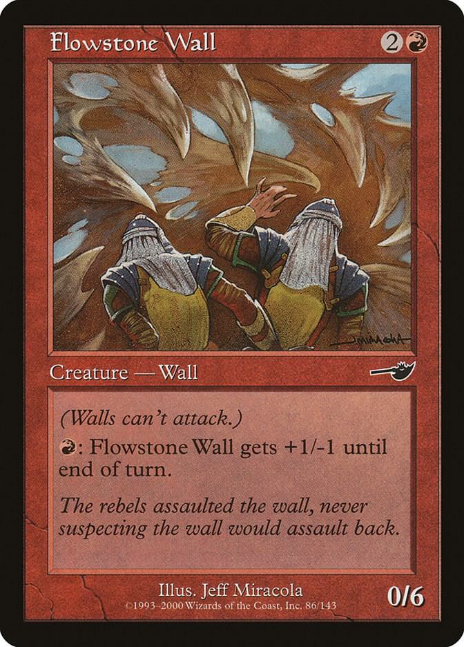 Flowstone Wall 80 card from Nemesis