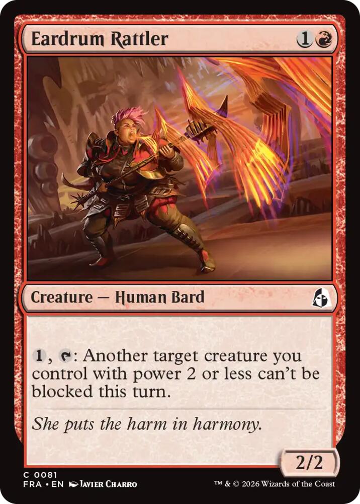 Eardrum Rattler 81 card from Reality Fracture