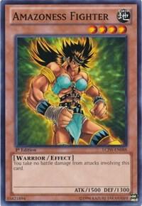 Amazoness Fighter LCJW-EN088 card from Legendary Collection 4: Joey's World