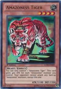Amazoness Tiger LCJW-EN089 card from Legendary Collection 4: Joey's World