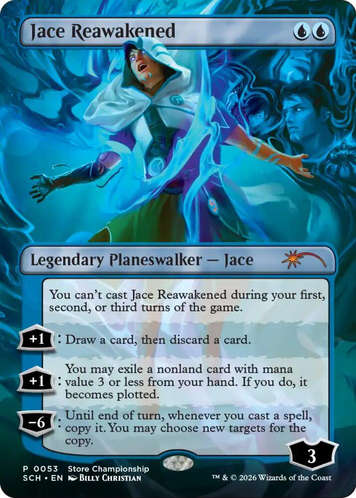 Jace Reawakened 53 card from Game Day & Store Championship Promos