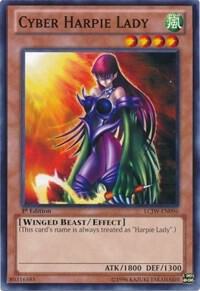 Cyber Harpie Lady LCJW-EN096 card from Legendary Collection 4: Joey's World