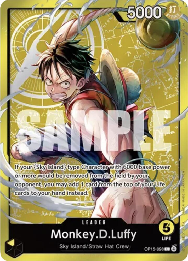 Monkey.D.Luffy (Luffy Deck) OP15-098 card from Set Sail Deck Set