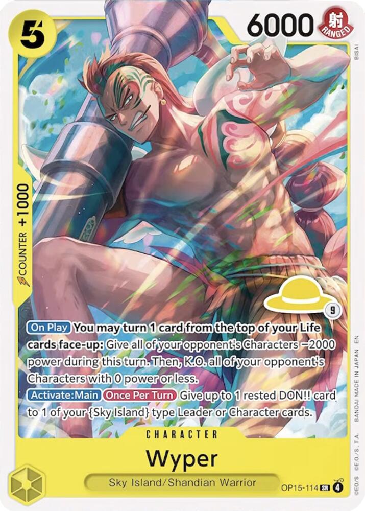 Wyper (Luffy Deck) OP15-114 card from Set Sail Deck Set
