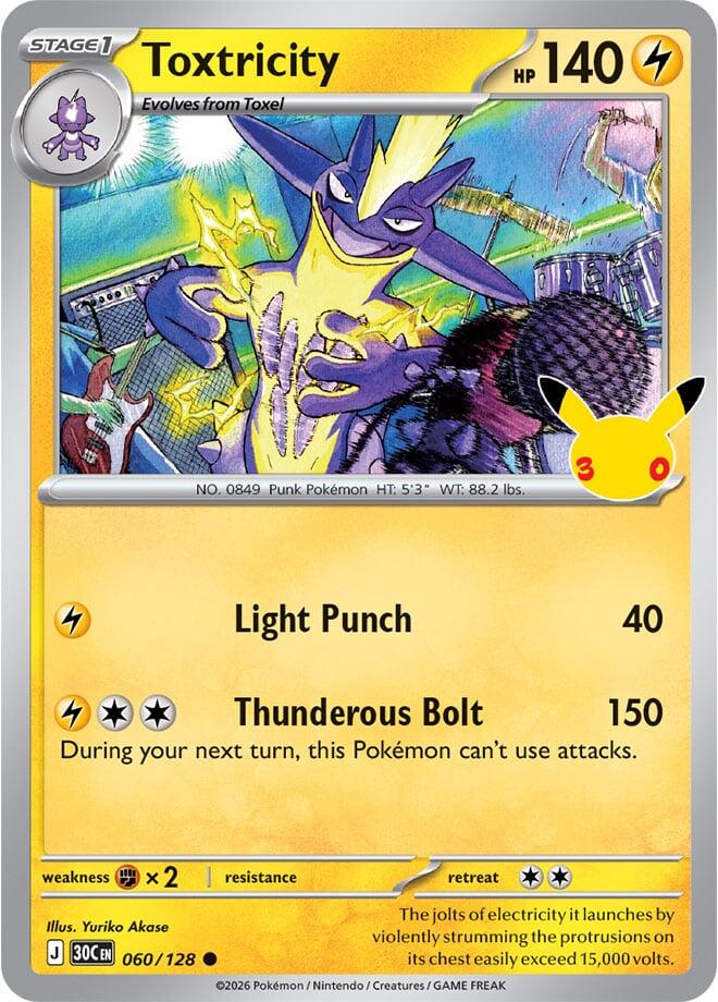 Toxtricity 060/128 card from ME: 30th Celebration