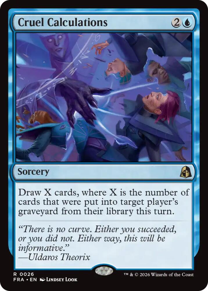 Cruel Calculations 26 card from Reality Fracture