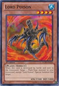 Lord Poison LCJW-EN120 card from Legendary Collection 4: Joey's World