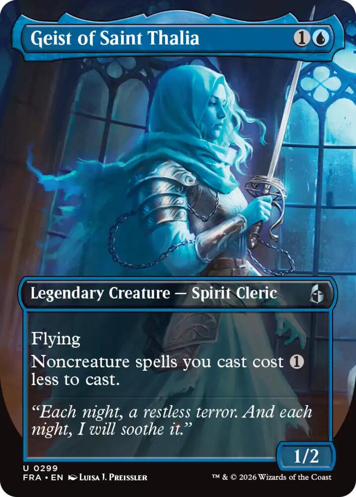Geist of Saint Thalia (Borderless) 299 card from Reality Fracture
