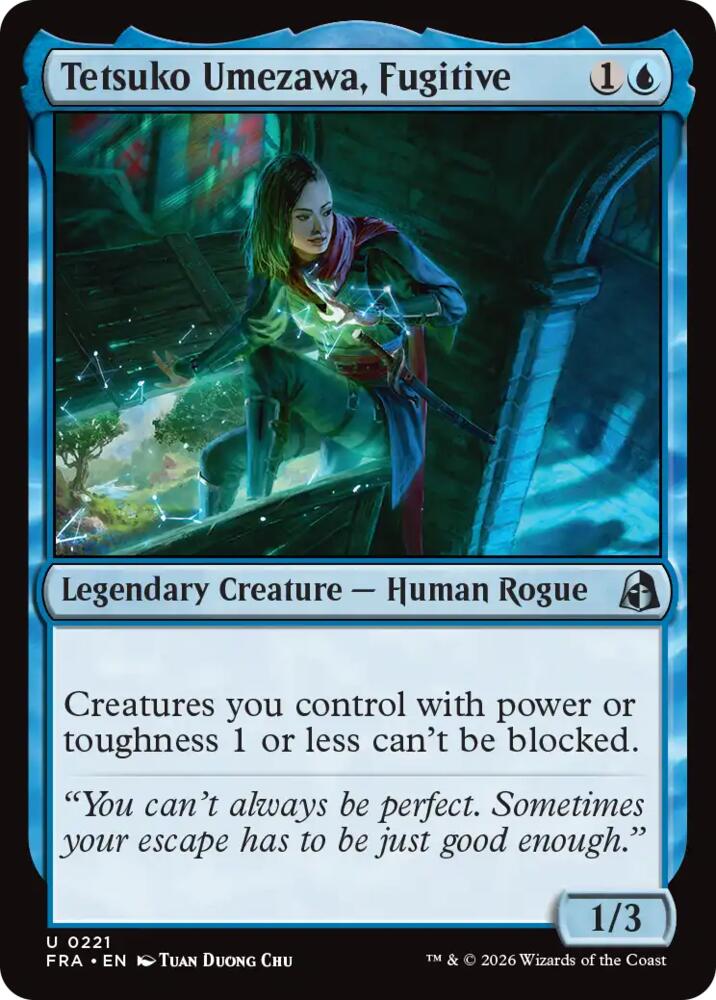 Tetsuko Umezawa, Fugitive 221 card from Reality Fracture