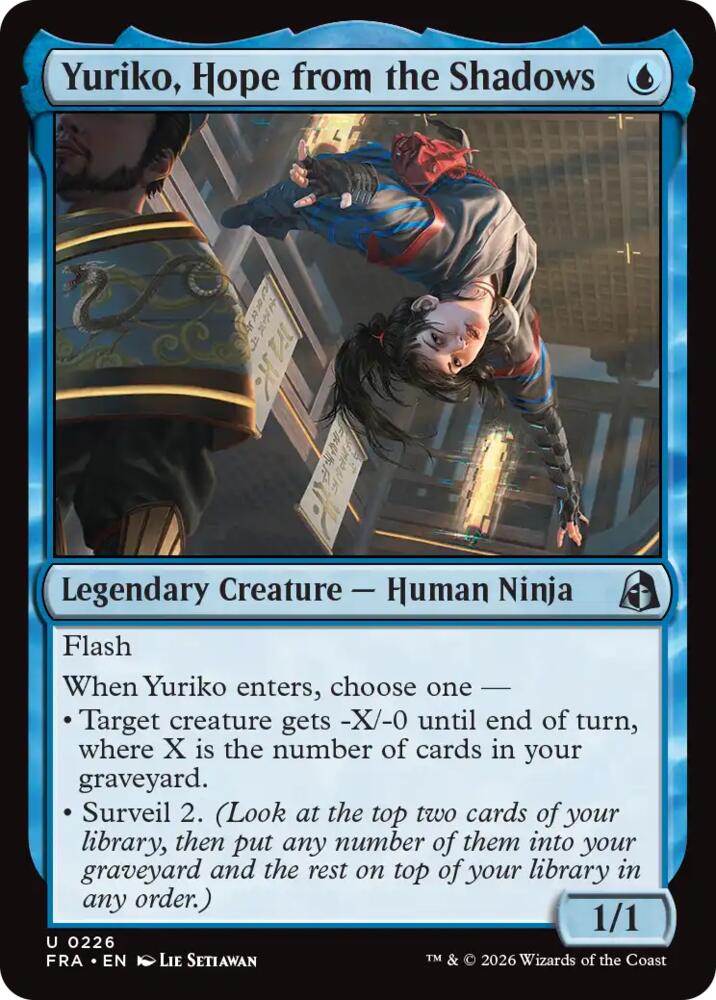 Yuriko, Hope from the Shadows 226 card from Reality Fracture