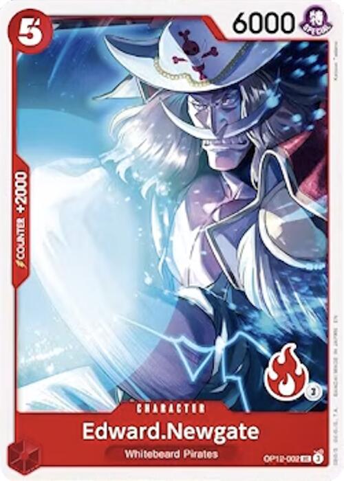 Edward.Newgate (Ace Deck) OP12-002 card from Set Sail Deck Set