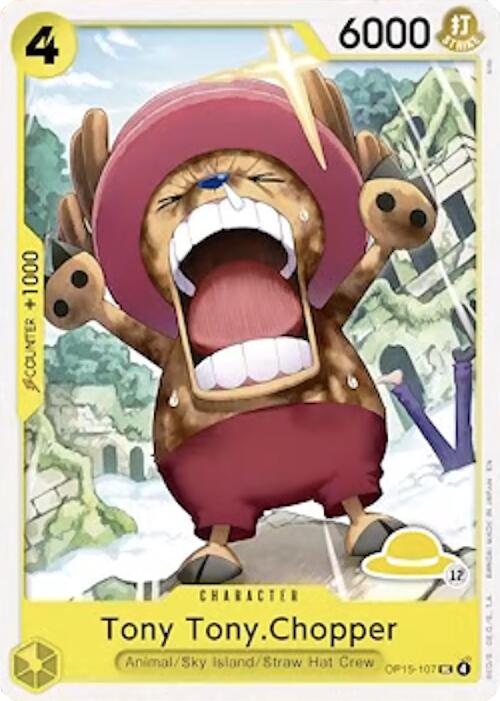 Tony Tony.Chopper (Luffy Deck) OP15-107 card from Set Sail Deck Set