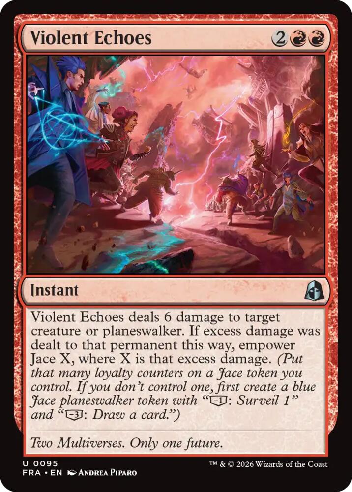 Violent Echoes 95 card from Reality Fracture