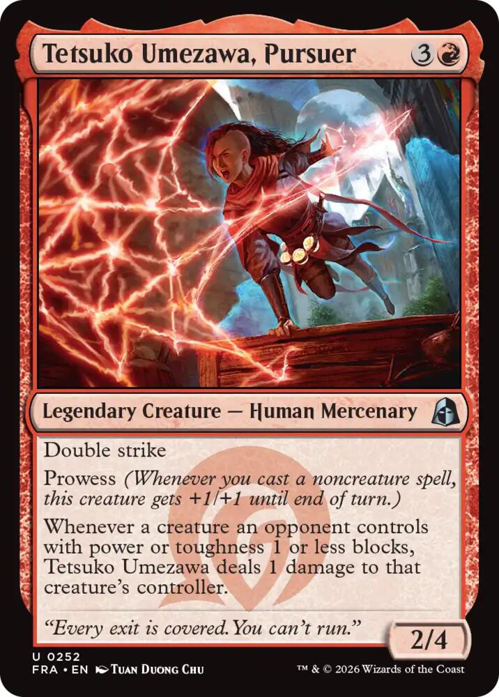 Tetsuko Umezawa, Pursuer 252 card from Reality Fracture