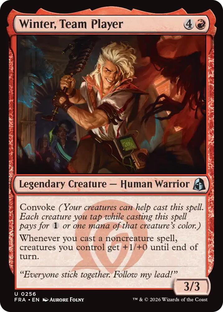 Winter, Team Player 256 card from Reality Fracture