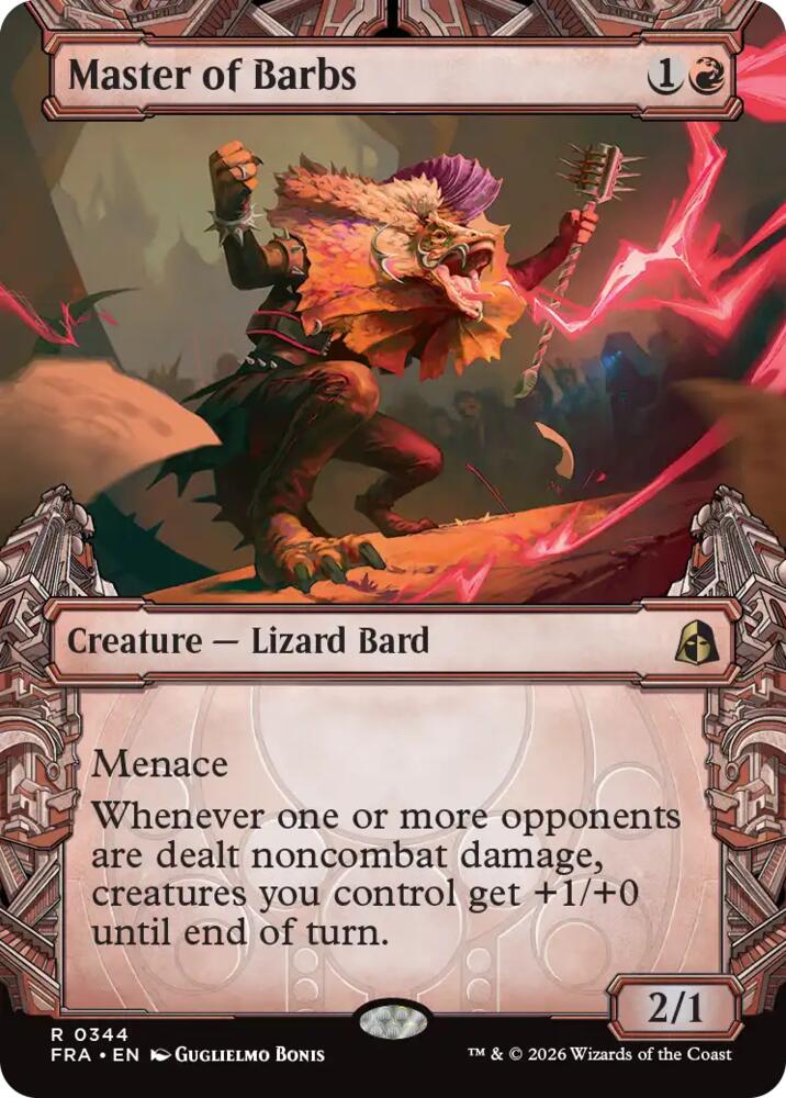 Master of Barbs (Showcase) 344 card from Reality Fracture
