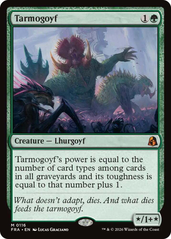 Tarmogoyf 116 card from Reality Fracture