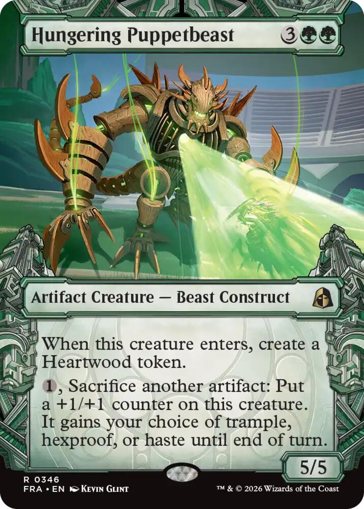 Hungering Puppetbeast (Showcase) 346 card from Reality Fracture