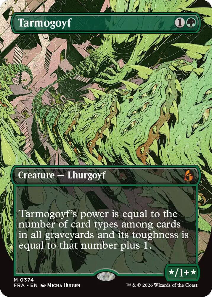 Tarmogoyf (Borderless) 374 card from Reality Fracture