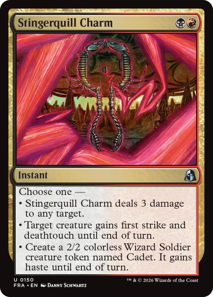 Stingerquill Charm 150 card from Reality Fracture