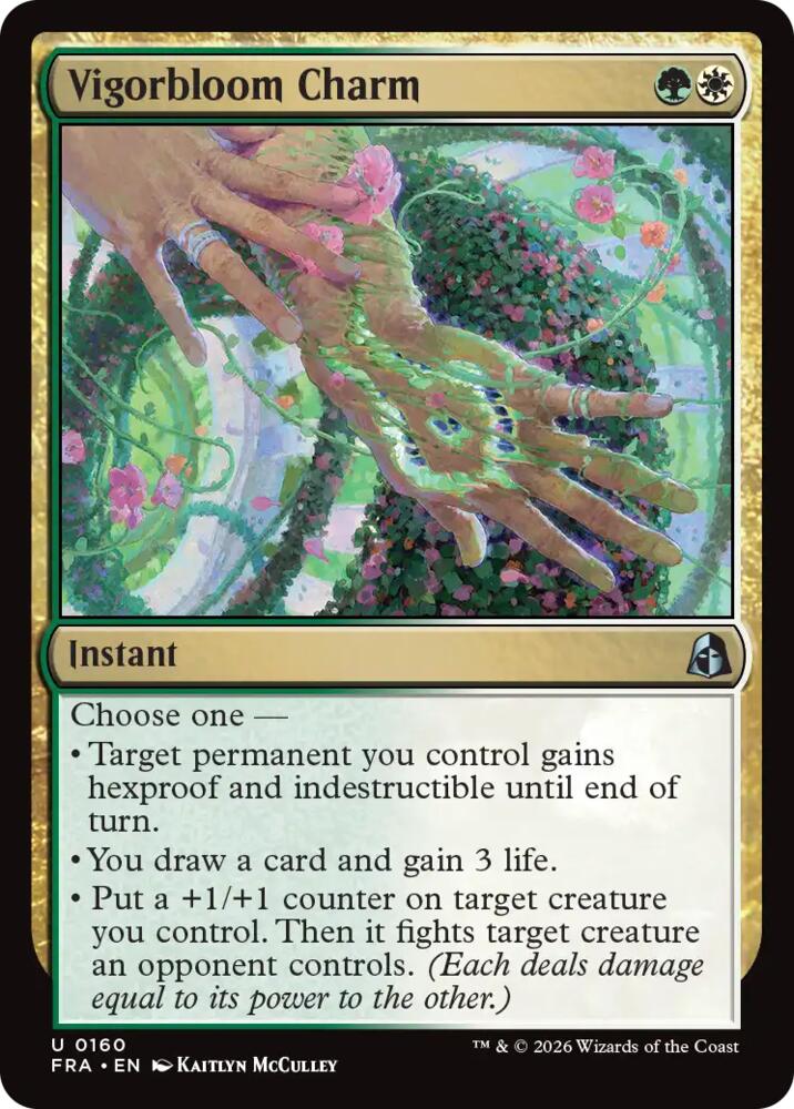 Vigorbloom Charm 160 card from Reality Fracture
