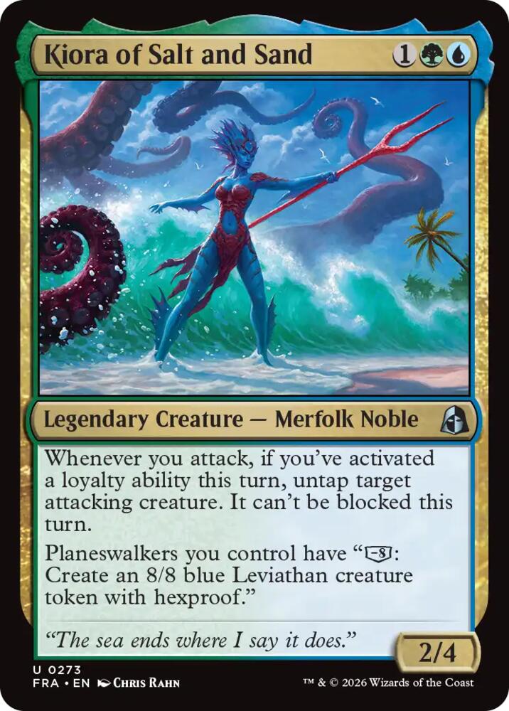 Kiora of Salt and Sand 273 card from Reality Fracture