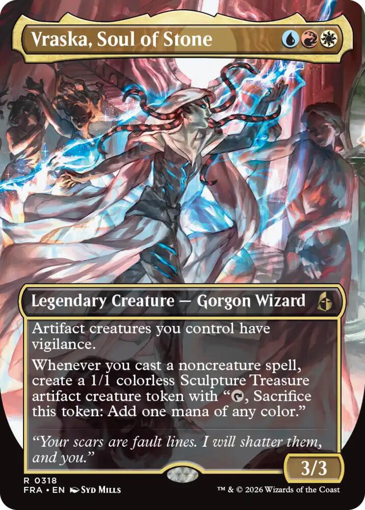 Vraska, Soul of Stone (Borderless) 318 card from Reality Fracture