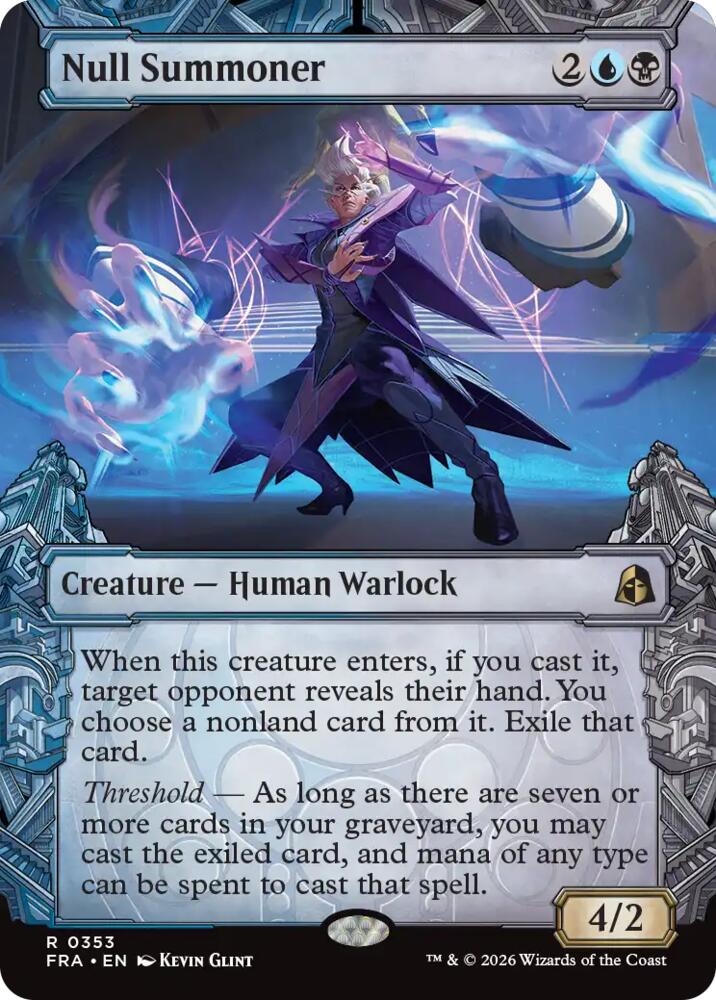 Null Summoner (Showcase) 353 card from Reality Fracture