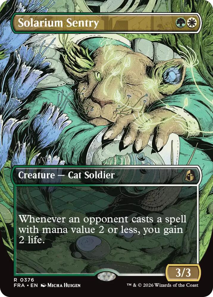 Solarium Sentry (Borderless) 376 card from Reality Fracture