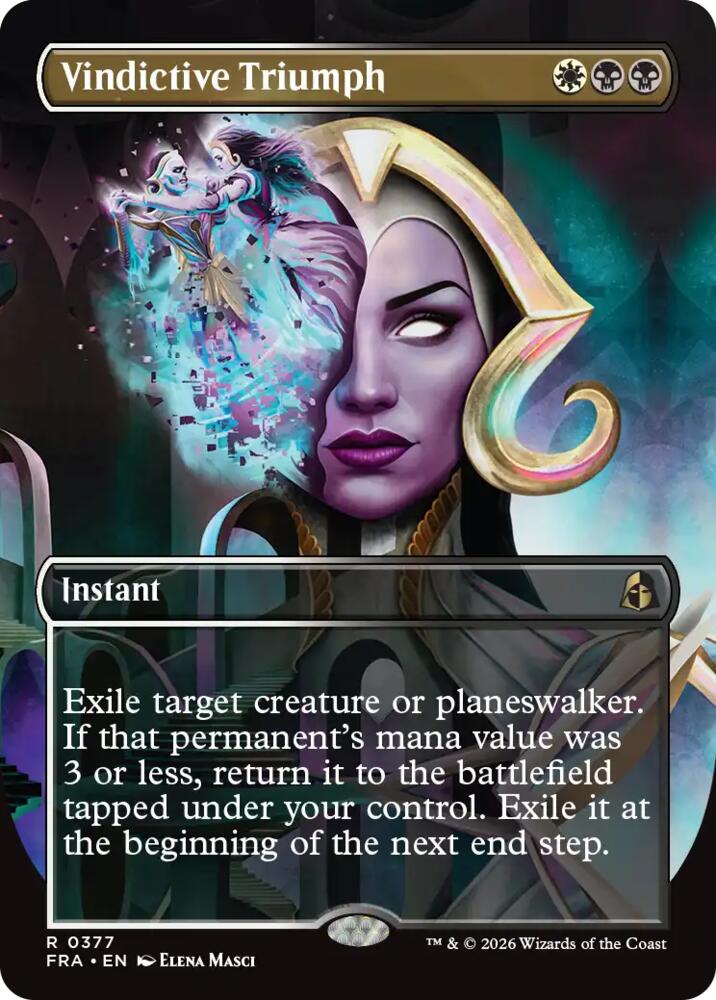 Vindictive Triumph (Borderless) 377 card from Reality Fracture