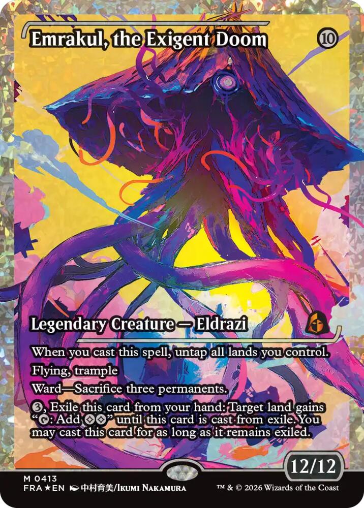 Emrakul, the Exigent Doom (Showcase) (Fracture Foil) 413 card from Reality Fracture