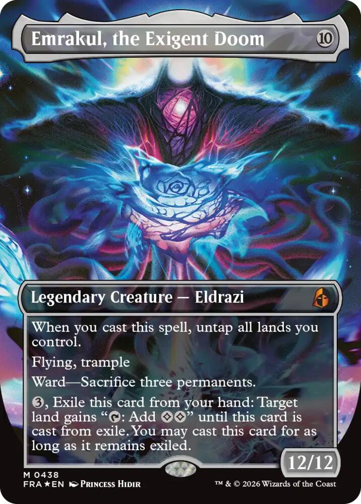Emrakul, the Exigent Doom (Borderless) 438 card from Reality Fracture