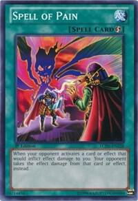 Spell of Pain LCJW-EN128 card from Legendary Collection 4: Joey's World
