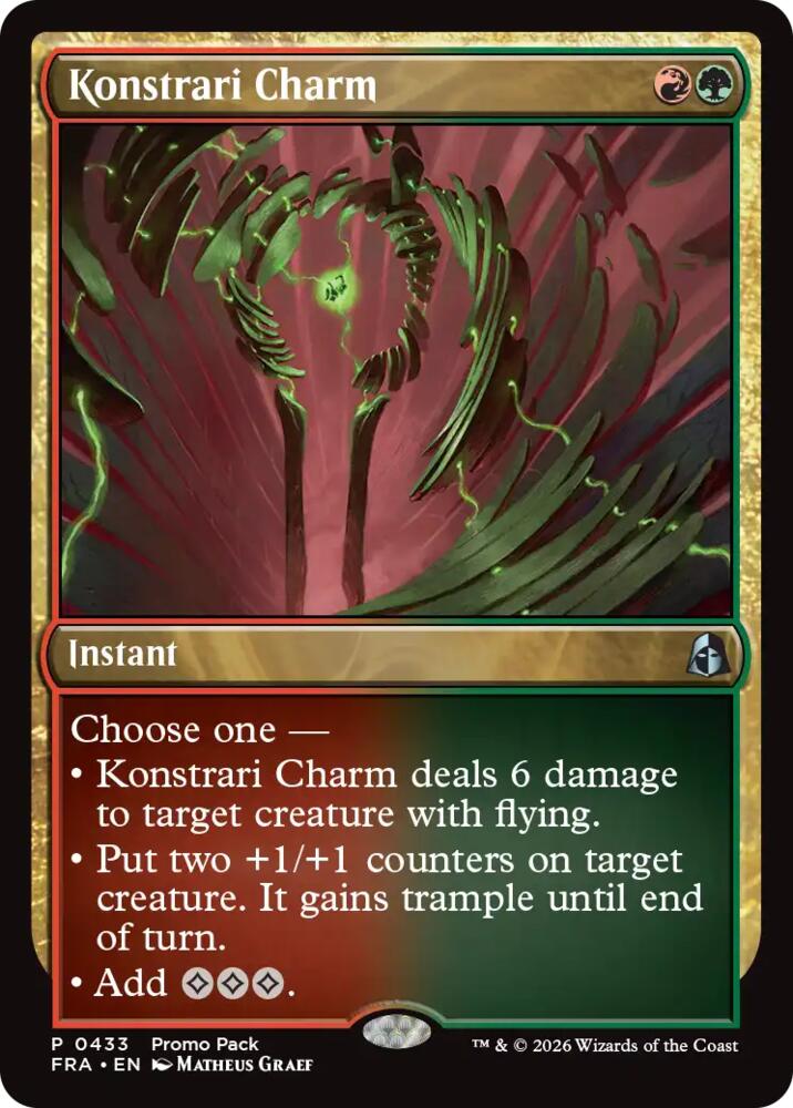Konstrari Charm 433 card from Promo Pack: Reality Fracture