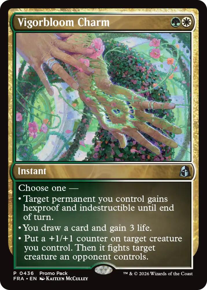 Vigorbloom Charm 436 card from Promo Pack: Reality Fracture