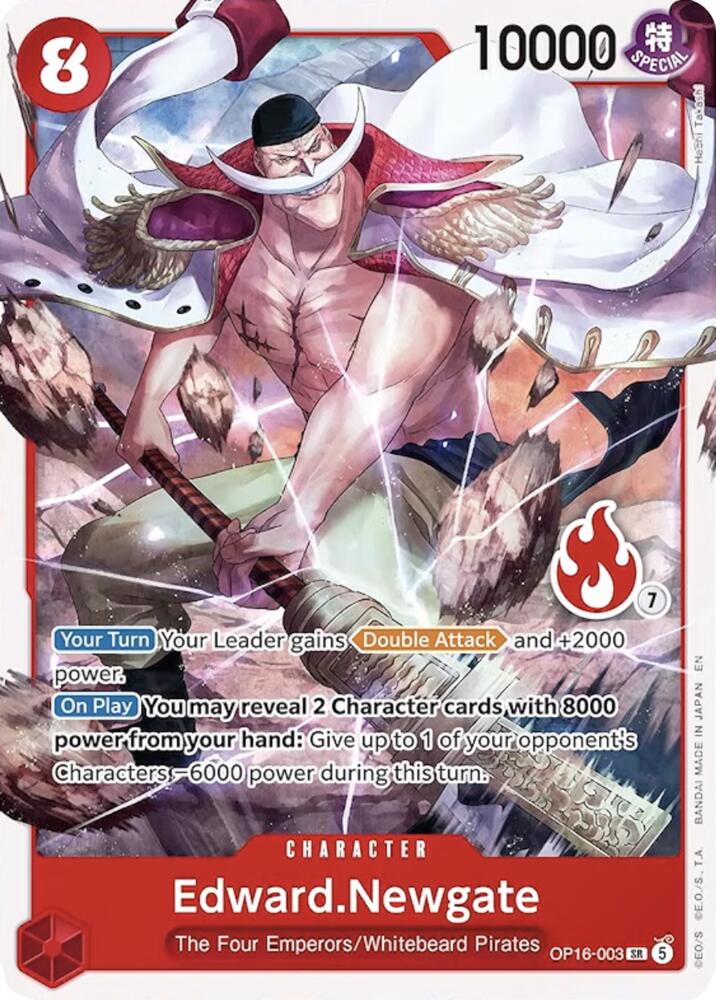 Edward.Newgate (Ace Deck) OP16-003 card from Set Sail Deck Set