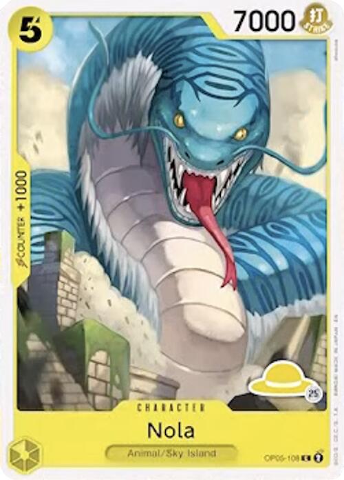 Nola (Luffy Deck) OP05-108 card from Set Sail Deck Set