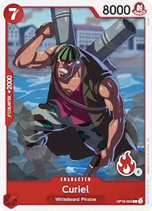 Curiel (Ace Deck) OP16-004 card from Set Sail Deck Set
