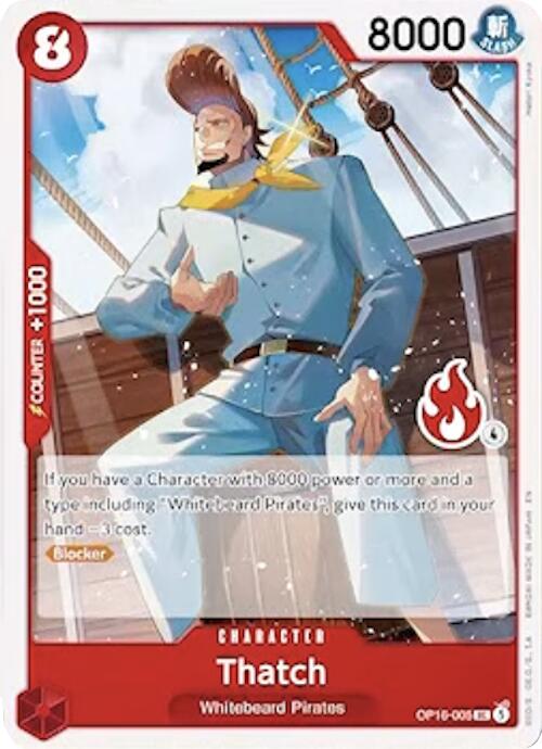 Thatch (Ace Deck) OP16-005 card from Set Sail Deck Set