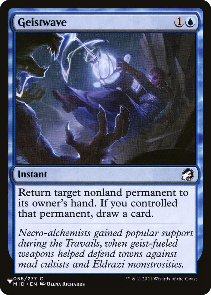 Geistwave 56 card from The List Reprints