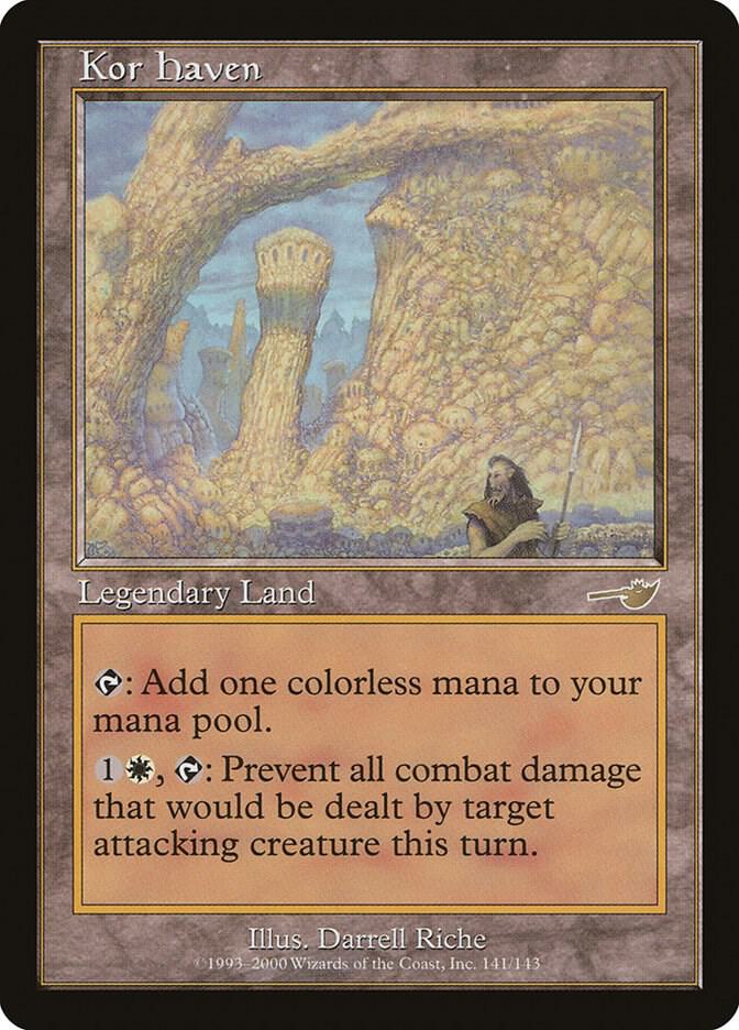 Kor Haven 141 card from Nemesis