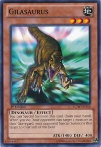 Gilasaurus LCJW-EN148 card from Legendary Collection 4: Joey's World