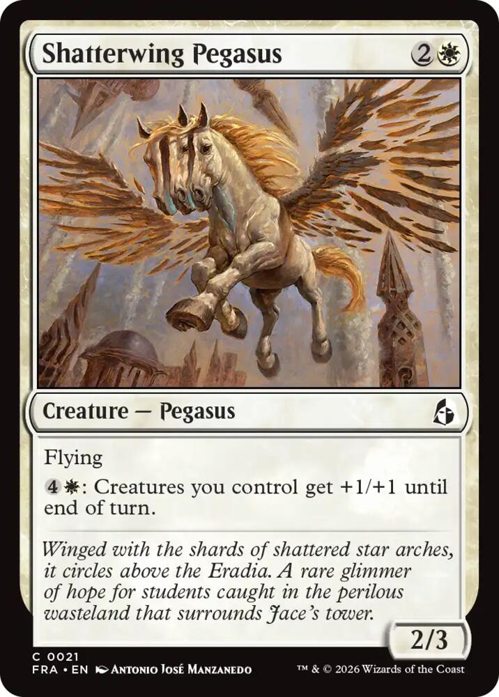 Shatterwing Pegasus 21 card from Reality Fracture