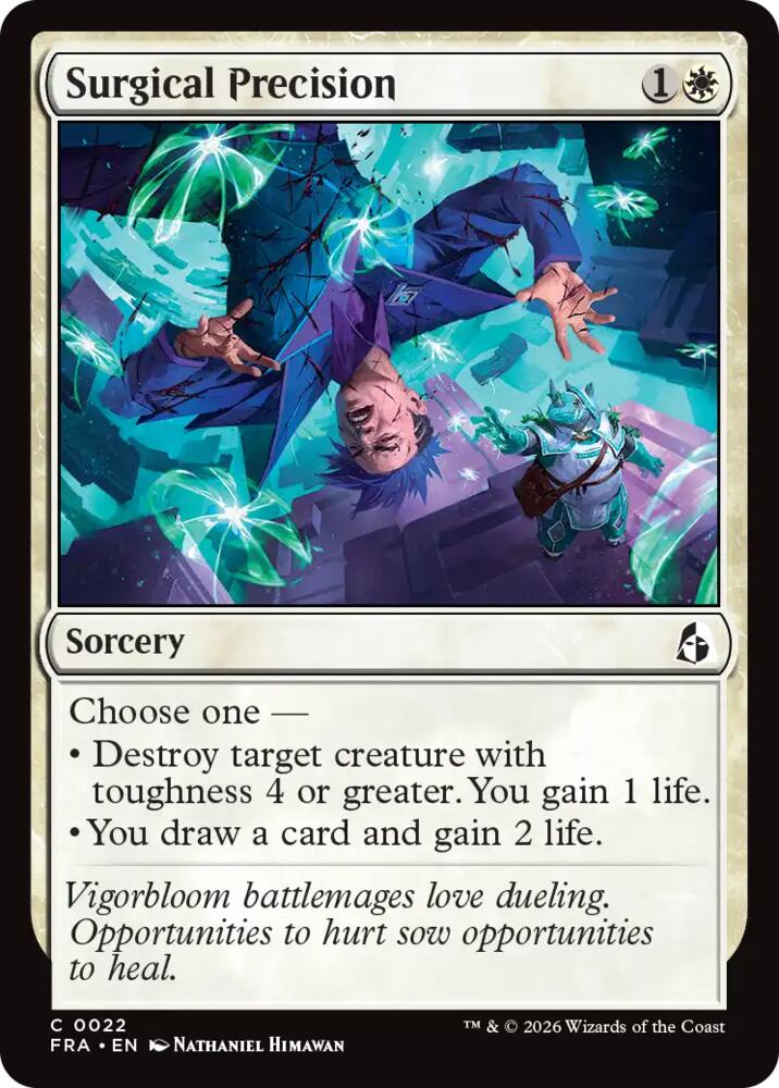 Surgical Precision 22 card from Reality Fracture