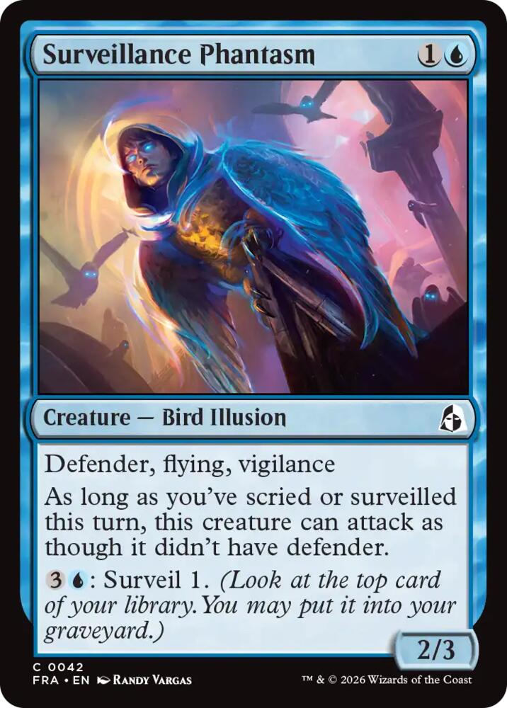 Surveillance Phantasm 42 card from Reality Fracture
