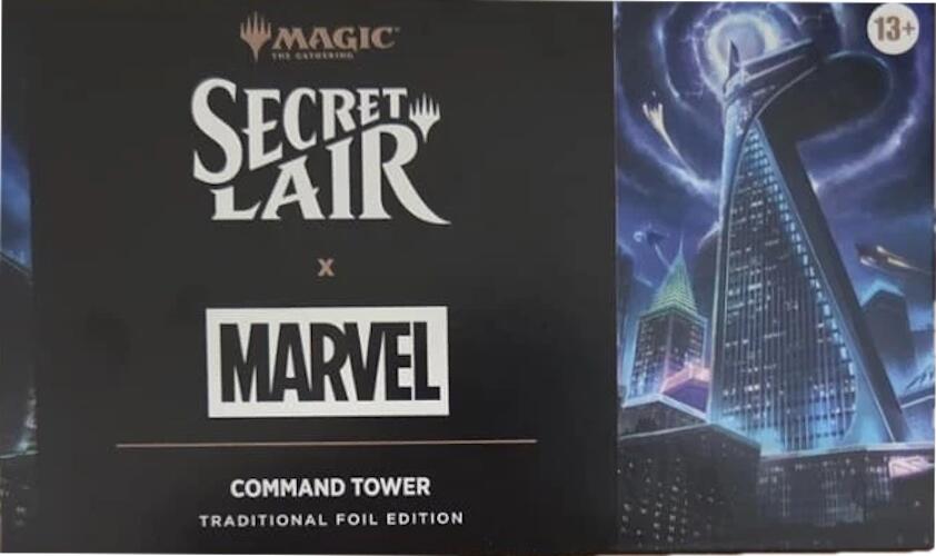 Secret Lair Drop: Secret Lair x Marvel - Command Tower - Traditional Foil Edition sealed product from Secret Lair Drop Series