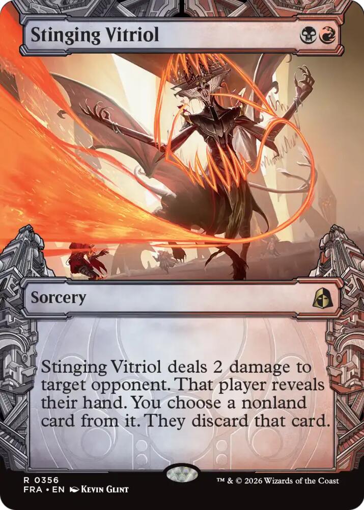 Stinging Vitriol (Showcase) 356 card from Reality Fracture