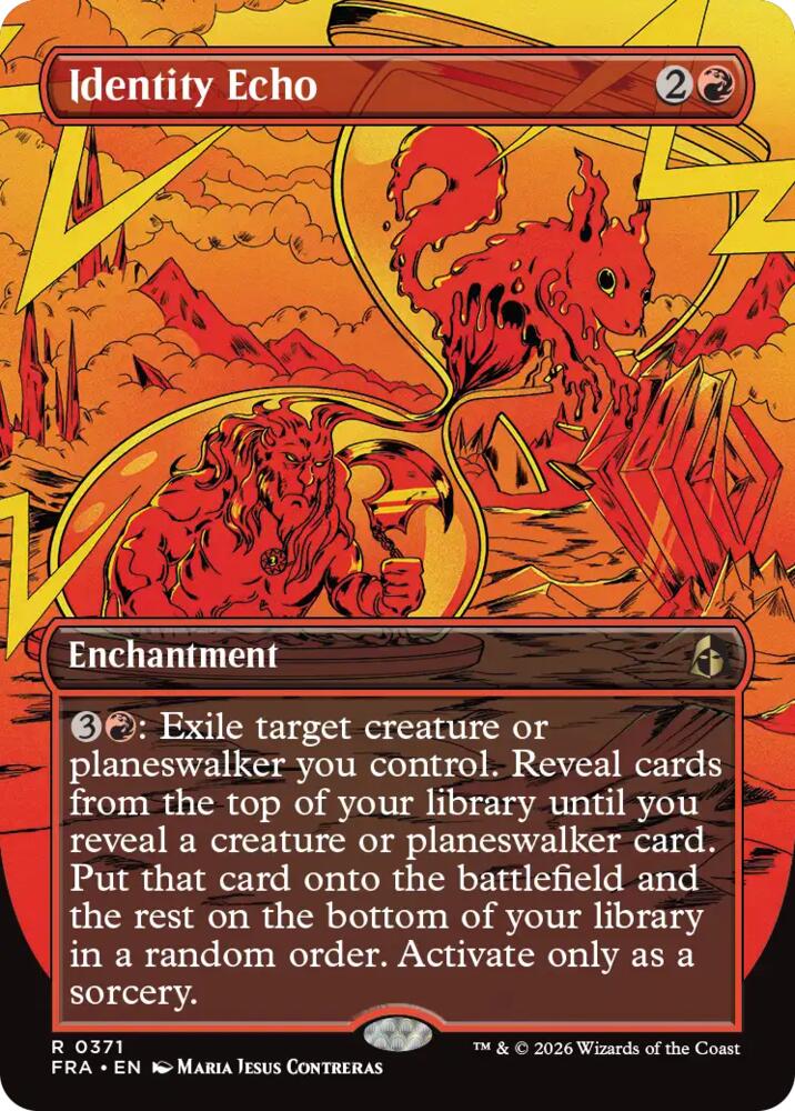 Identity Echo (Borderless) 371 card from Reality Fracture